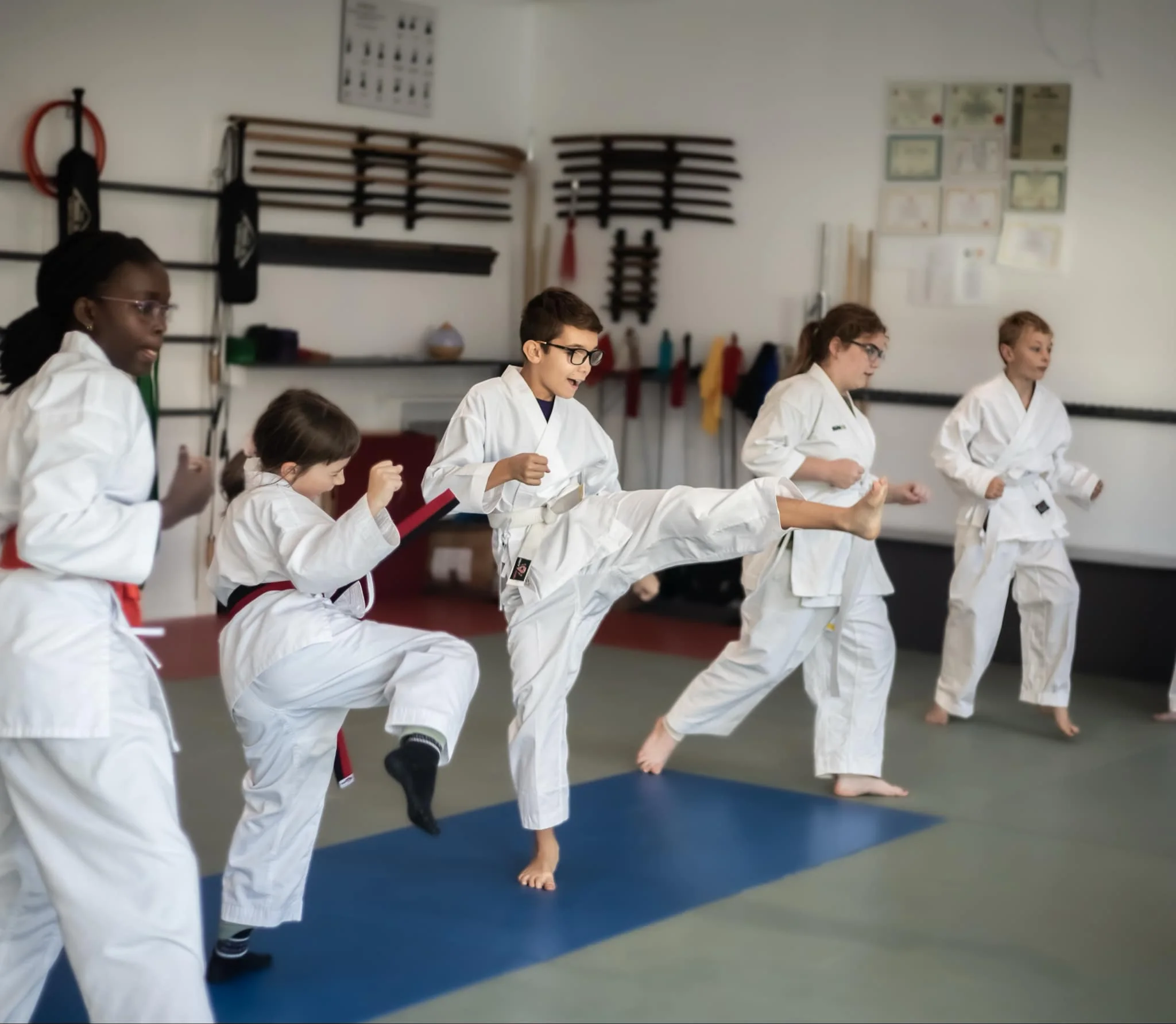 Cours de karaté pour enfants à Drummondville